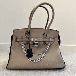 iiJin Togo Leather Birkin Style Handbag